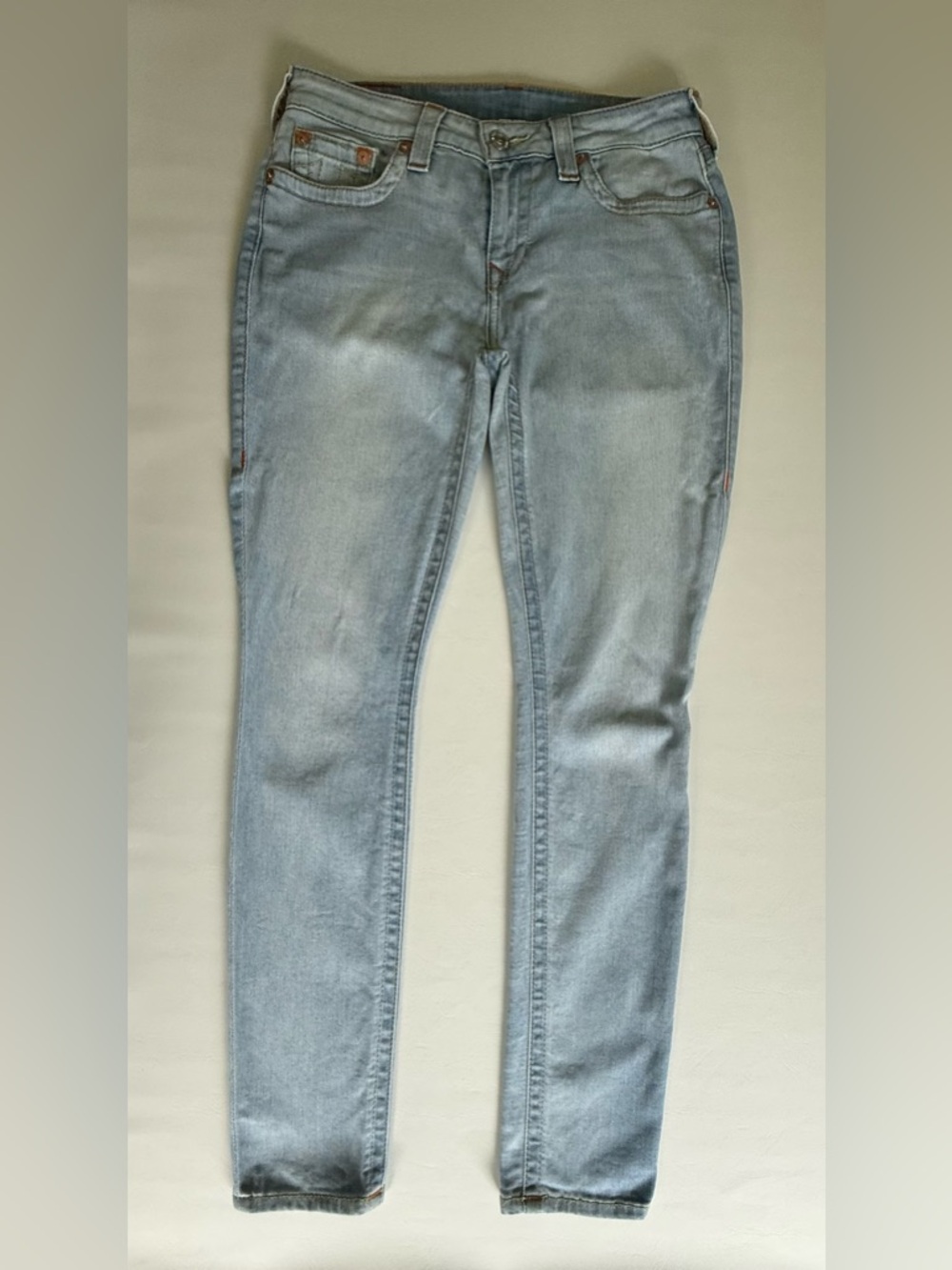 True Religion Light Blue Women's Skinny Jeans Size 28